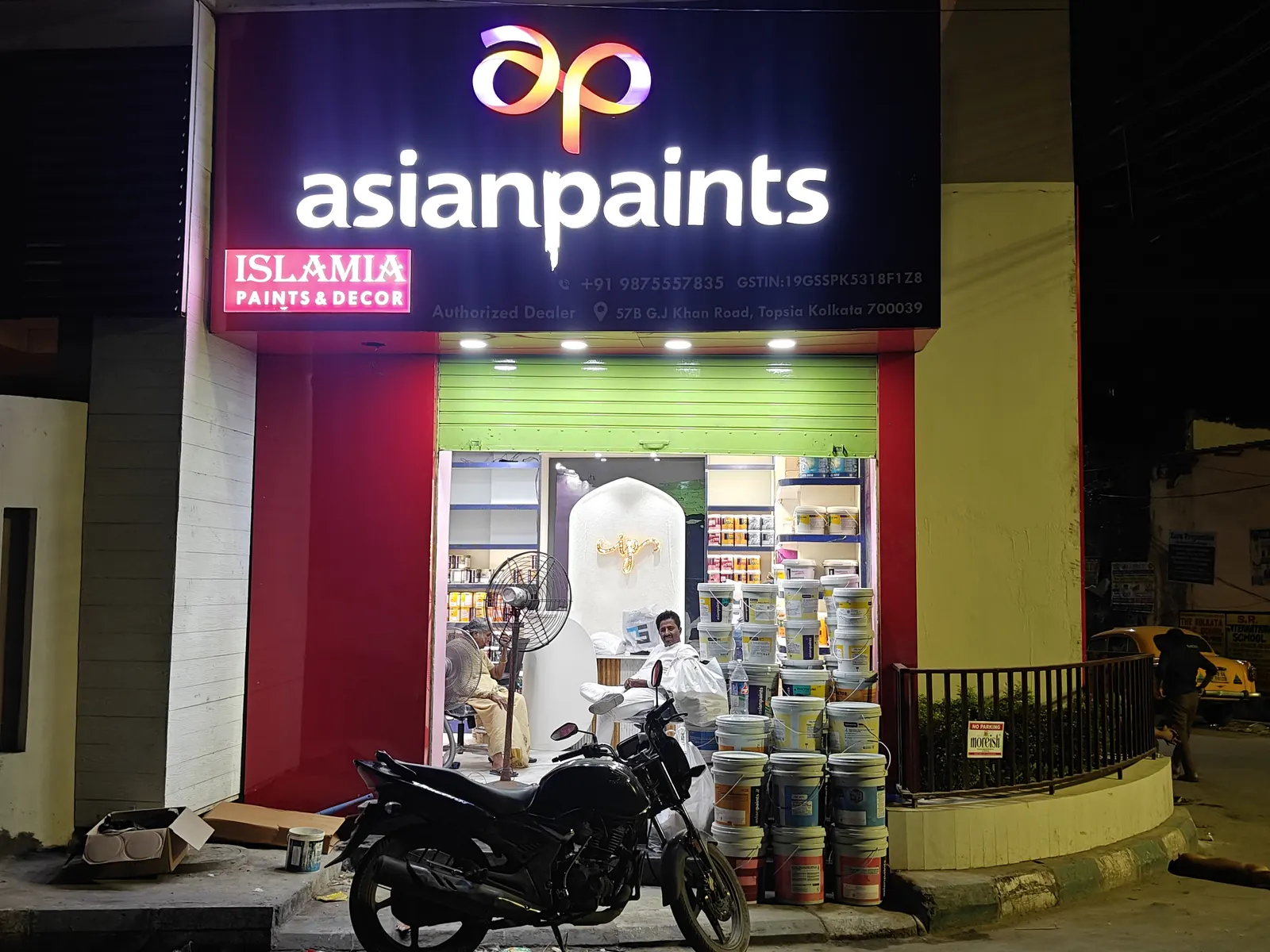 Geniune Paint shop Kolkata Islamia Paints Decor — Islamia Paints & Decor, 57B Gulam Jilani Khan Road, Topsia, Kolkata